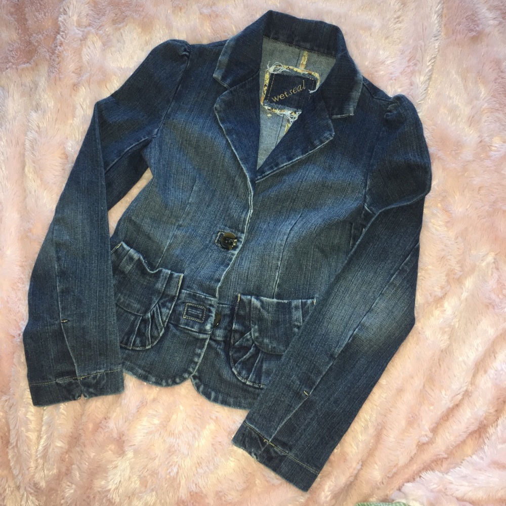 Denim blazer